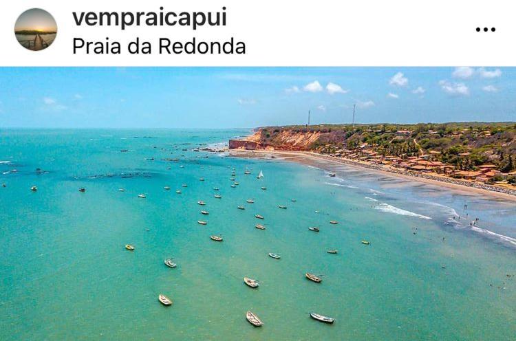 Sua casinha de férias em Icapui CE Extérieur photo